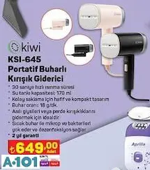 KİWİ PORTATİF BUHARLI KIRIŞIK GİDERİCİ KİWİ PORTATİF BUHARLI KIRIŞIK GİDERİCİ